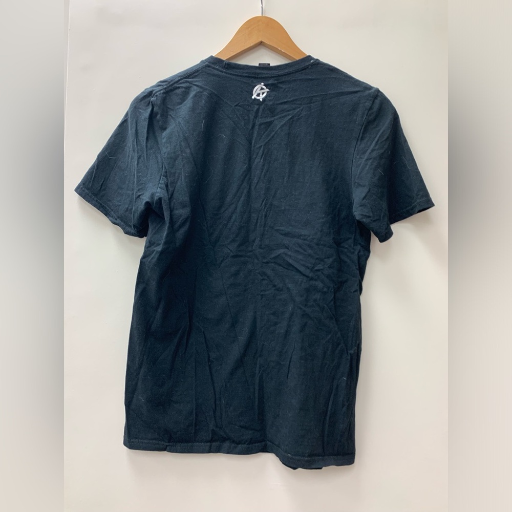 Black social distancing tshirt size small
